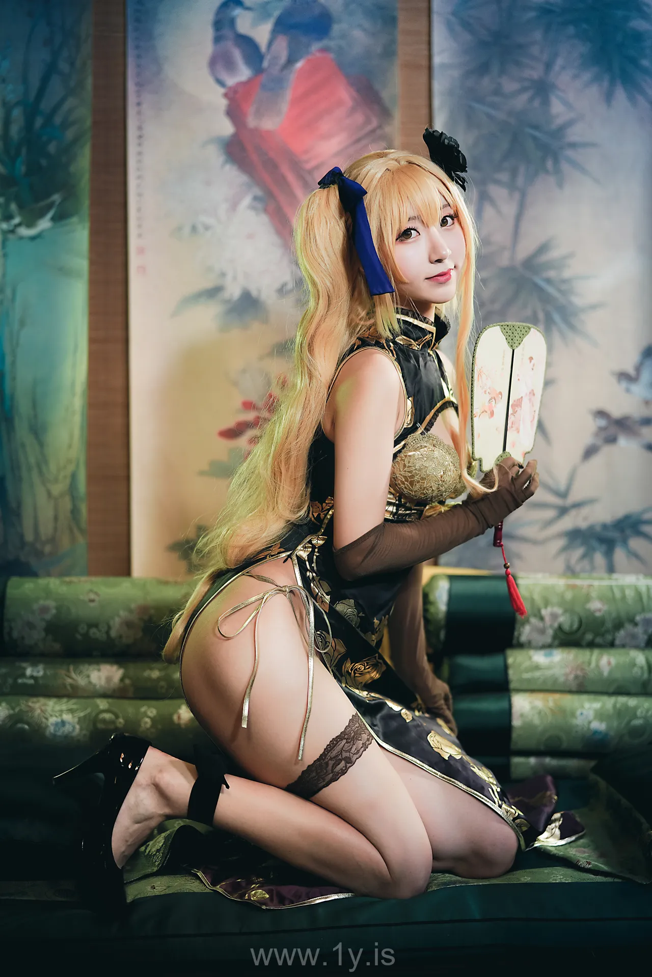 Coser@黑川 NO.018 Irresistible Asian Homebody Girl 金莲